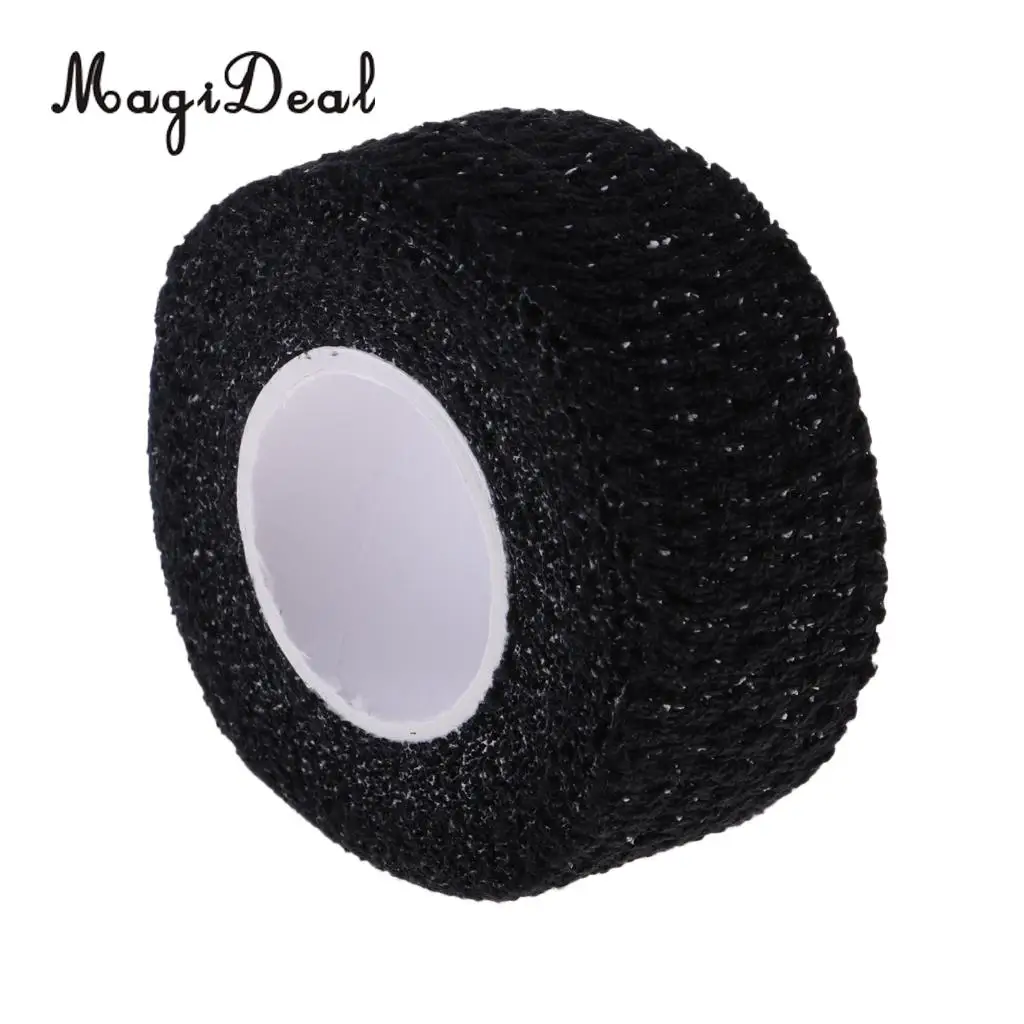 MagiDeal Anti-skid Adhesive Golf Sport Golfer Finger Wrap Grip Compression Tape Red/Black Outdoor Golf Sport Protective Accesso