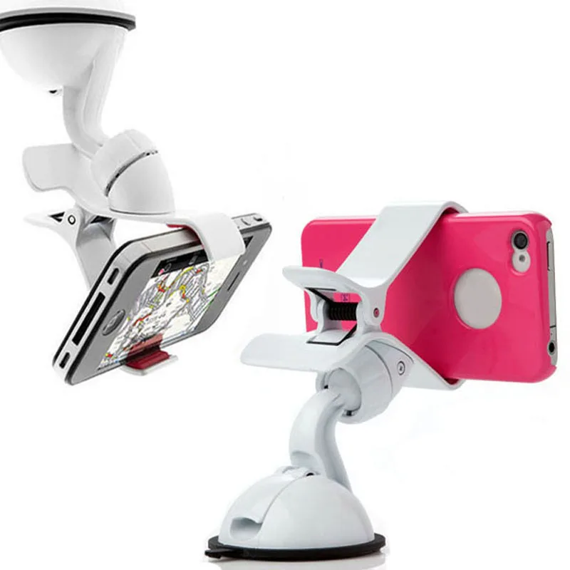 

Universal Car-Styling Mobile Phone Holder GPS 360 degree Windshield Suction Vent Mount Stand Holder For iPhone HuaWei Xiaomi