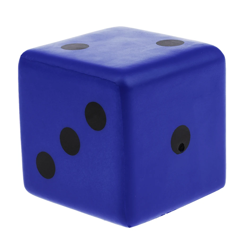 Sponge Dice Foam Dot Playing Dices for Math Teaching Vent Toy Education Toy 8CM Multicolor Entertainment Dices