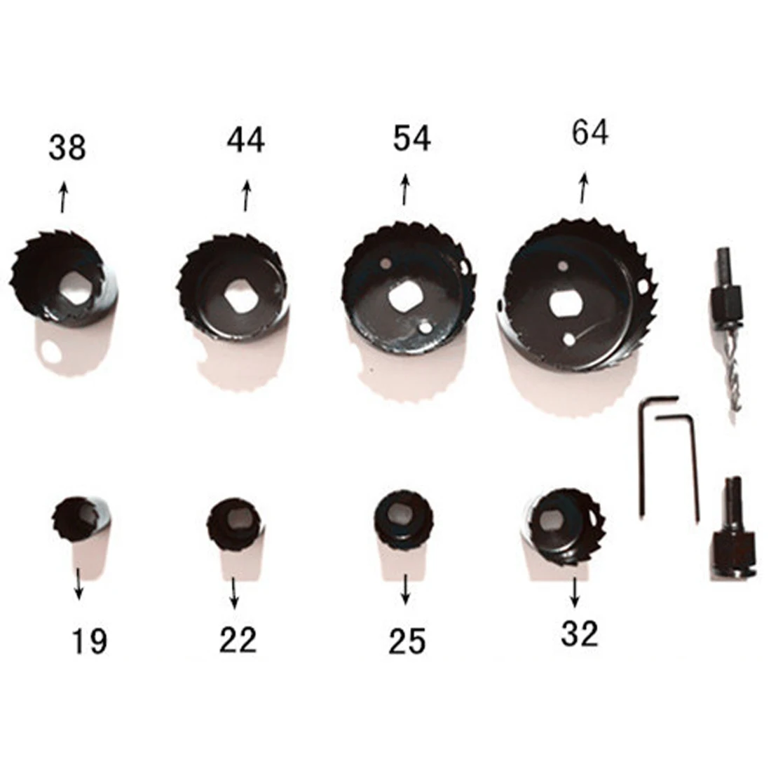 19-127 мм Металл кольцевая пила Комплект случае Деревообработка резак инструмент сверла отверстие комплект видел набор сверл комплект