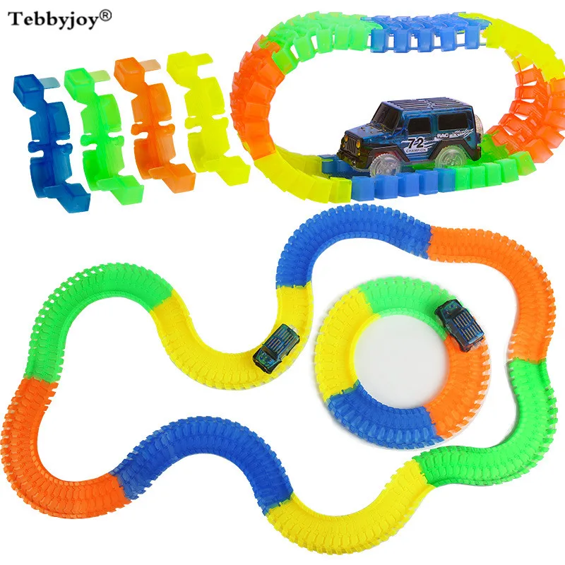 glow racing track set toys for lids flexible track (10)
