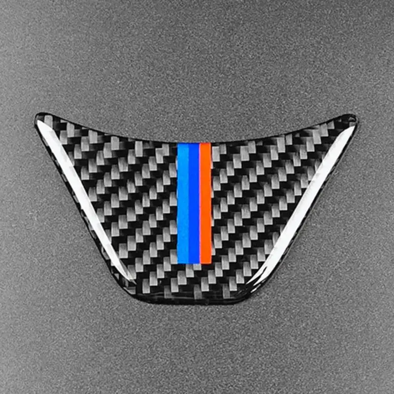 Авто Стайлинг наклейка s Аксессуары для салона автомобиля на руль эмблема наклейка из углеродного волокна для BMW 2 серии F45 F46 X1 F48