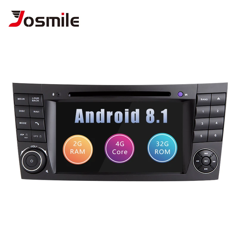 

2 Din Android 8.1 Car DVD Player For Mercedes W211 E320 W219 W463 CLS350 CLS500 CLS55 E200 E220E240E350 Radio GPS Stereo RAM 2G