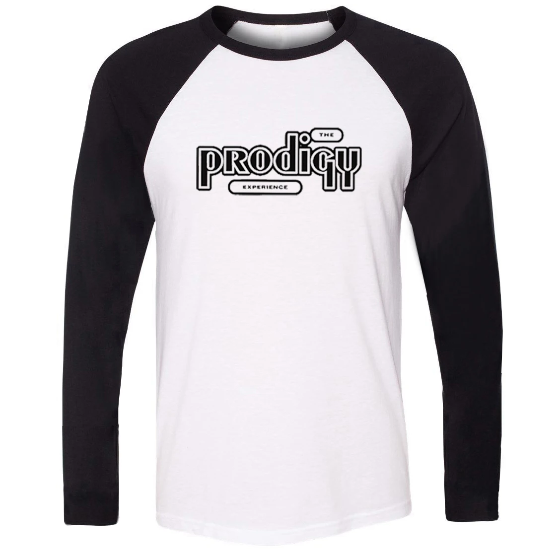 

iDzn Unisex T-shirt The prodigy experience Electronic Music Band Art Pattern Raglan Long Sleeve Men T shirt sports Tee Tops