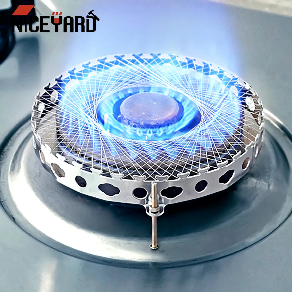 Ветрозащитная круглая газовая плита горелка подставка-адаптер Aggregate Flame
