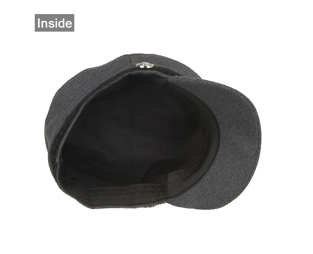 Joymay, военная шапка, зимние шапки для женщин, женская военная шапка, женская черная серая кепка, военная Кепка, Gorra Plana Milita BR025