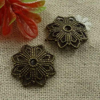 

150 pieces bronze plated nice bead cap 20x4mm #1066