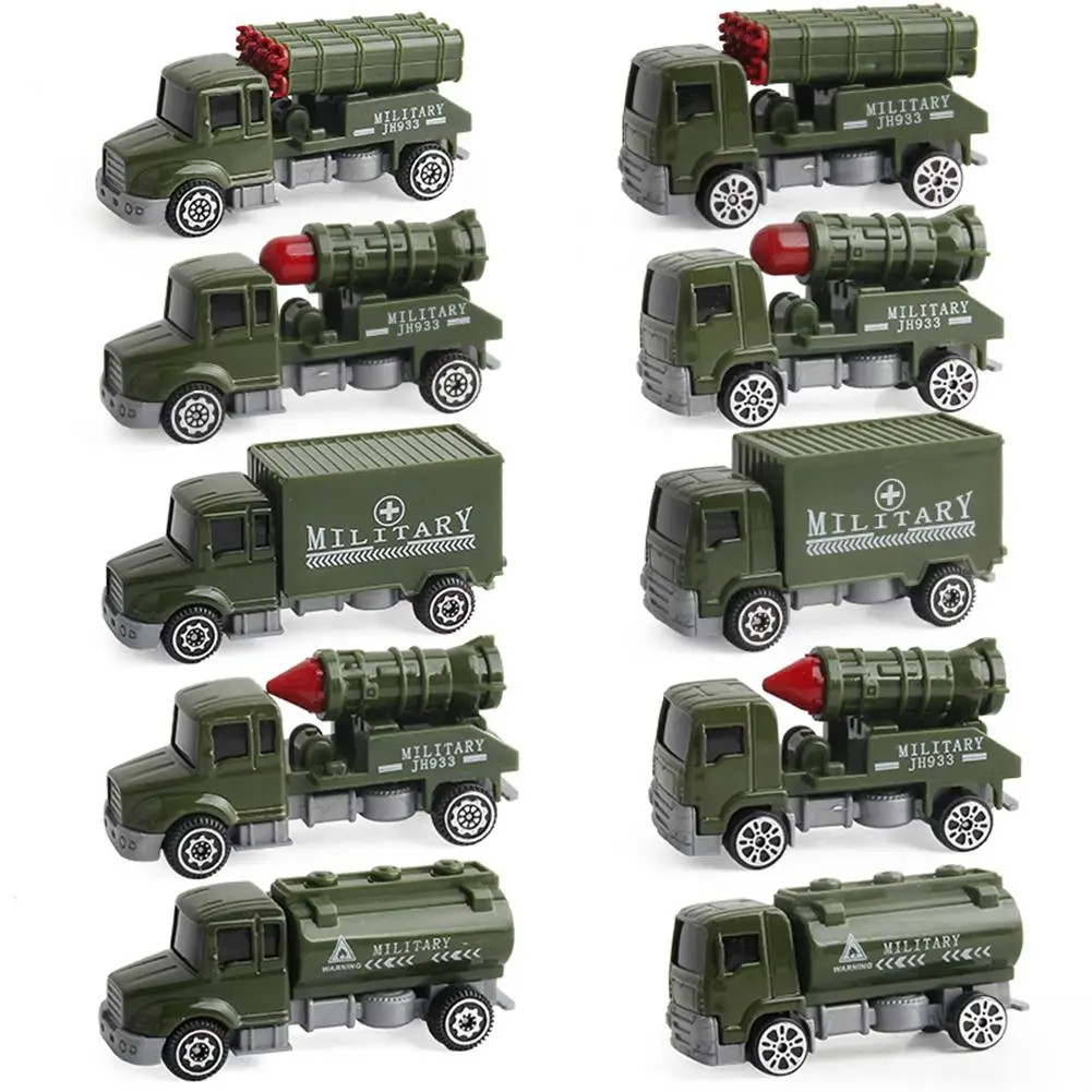 1: 64 5 шт сплав оттягивает назад военный автомобиль модель высокого моделирования