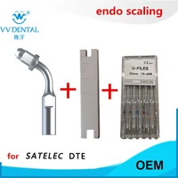 Skaler ultradźwiękowy dental endo końcówka klucz endo plik ze stali nierdzewnej u-file dla dzięcioł DTE SATELEC GNATUS skaler ultradźwiękowy 1