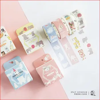 

12PCS Life series diy shredded label paste decoration paper tape masking tape washi tape