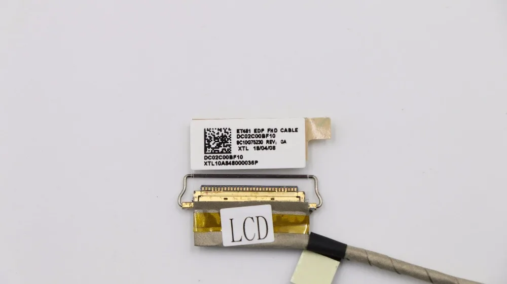 Новый оригинальный кабель lcd FHD для thinkpad T480S 01YN993 01EN999|Компьютерные кабели и