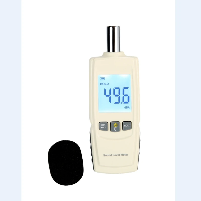 

Portable Digital Sound Level Meter 30-130dB Noise Tester Decibel Meter Accuracy Noise Level Measurement with LCD Display GM1352