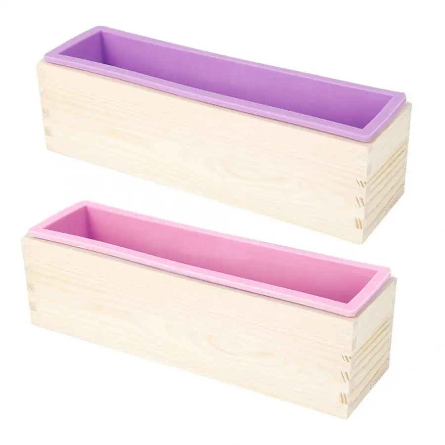 

Soap Mold Soap Molds 900ML Rectangle Silicone Soap Mold DIY Tool For Baking Cake Ice Chocolate Mold Making Tool