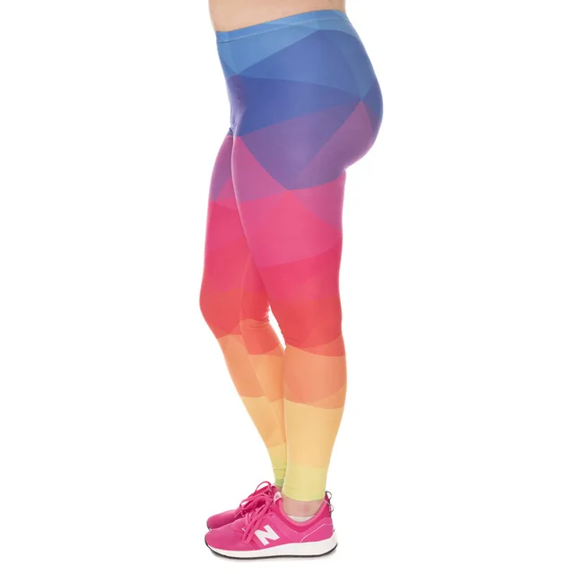 Plus size ONE FREE SIZE LEGGING Neon 