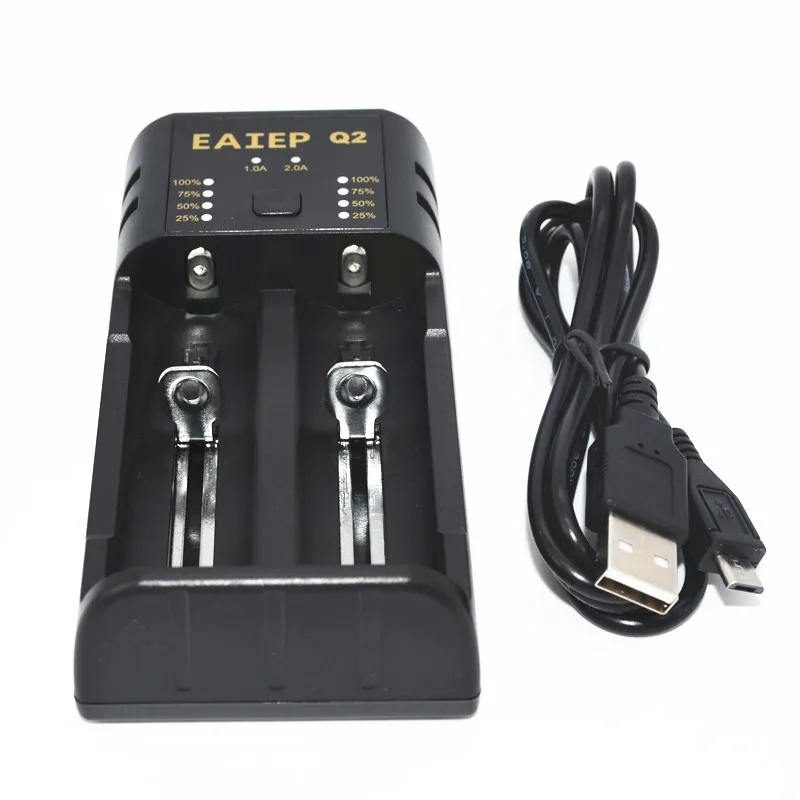 Новое умное зарядное устройство EAIEP 1 2 В 3 7 в 85 A/AAA 18650 18350 26650 10440 14500 16340 Li Ion