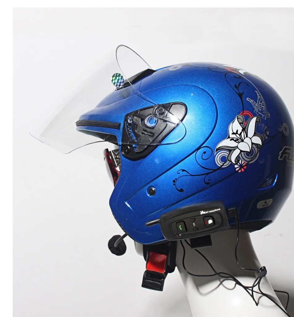 V2-1200 Earphone Motorcycle Intercom Bluetooth Helmet Headset 1000M 2 Riders Moto Communication BT Interphone Wireless Headphone-13