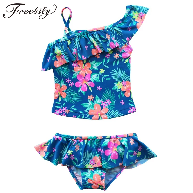 Freebily Baby Girls Swimsuit Cute Polka Dots Bikini Set Swimwear