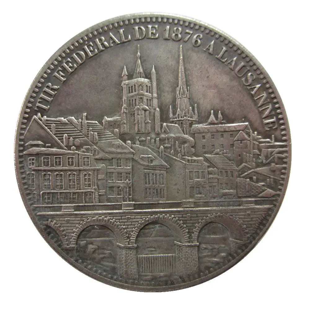 Дата 1847 1863 1865 1867 1869 1872 1874 1876 1939 Швейцария 5 Франкен съемки фестиваль копия монет