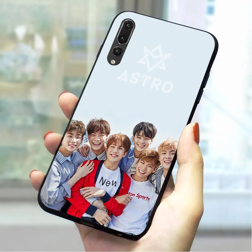 

KPOP ASTRO Heart shaped K-POP Soft TPU Case for Huawei Honor Note 10 Y6 Y7 Prime 2018 Y9 Nova 3 3i 4 6A 7A X C 8 Lite 9