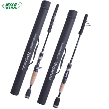 

Carbon Telescopic UL Fishing Rod pole 1.8m 2g-7g Ultralight Portable Travel Spinning Casting Rods with Rod Bag for Trout Pike