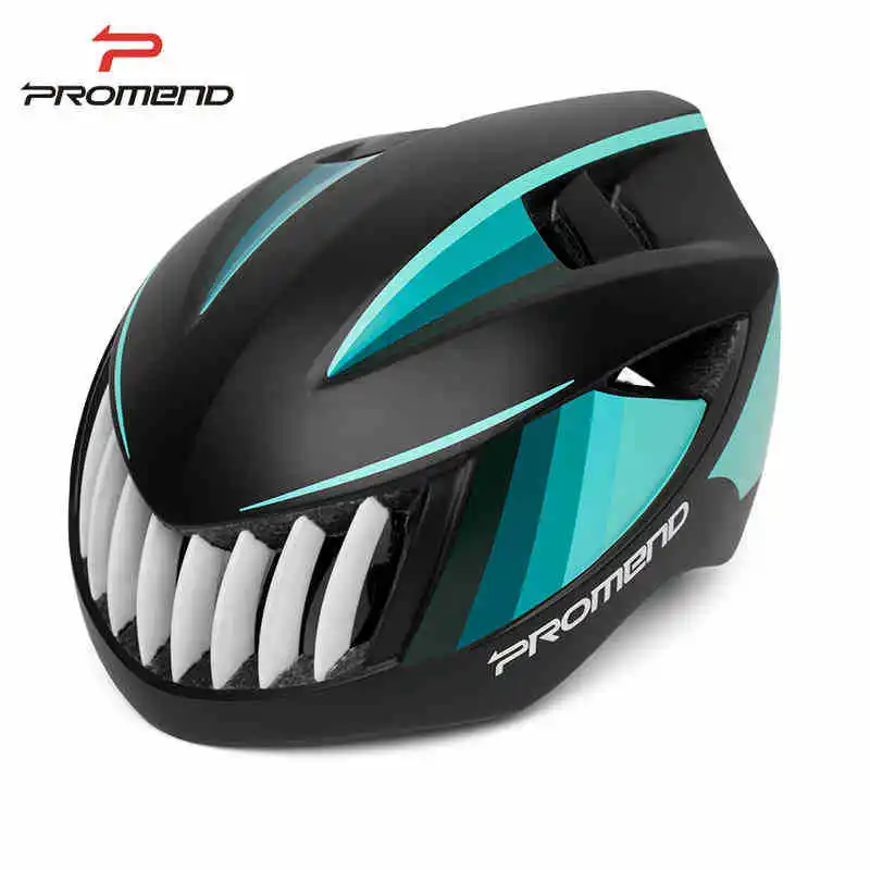 

Promend Bicycle Helmet in-mold MTB Road Bike Helmet Safety Helmet Adjustable 57-62cm Breathable Cycling Helmet for shimano