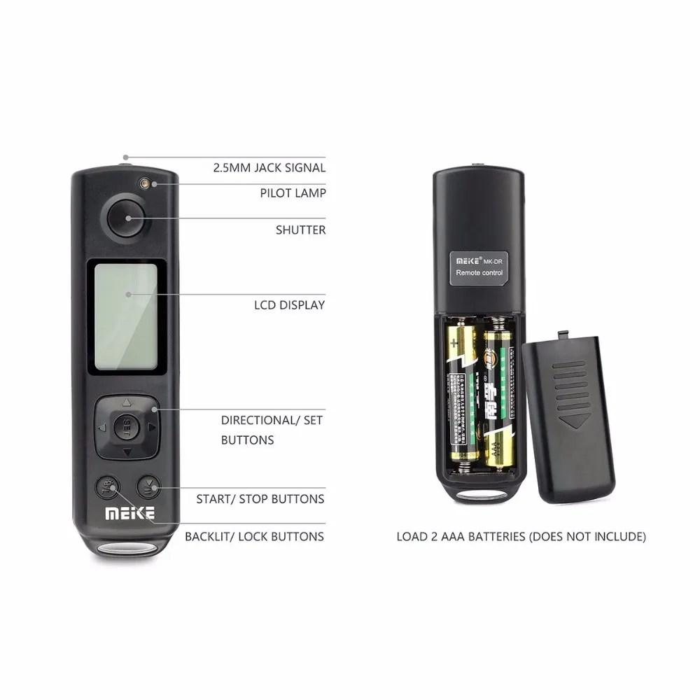 Meike MK-A6300 PRO Built-in 2.4GHZ Remote