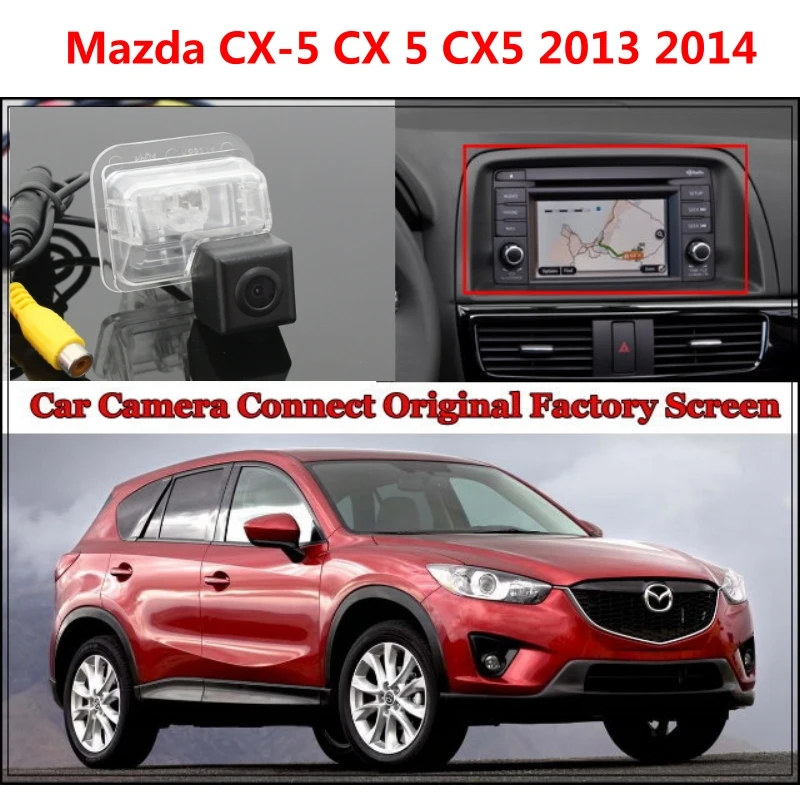 Бокерон для Mazda CX-5 CX 5 CX5 2013 RCA& Экран Дисплей Совместимость заднего вида Камера Резервное копирование Камера