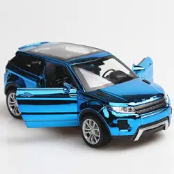 Принт для Land Rover сплав модель автомобиля покрытие автомобиля для Range Rover Aurora тянуть назад внедорожный автомобиль модель моделирования