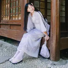 Высокое качество Cospaly платье модное официальное японское Национальное женское кимоно традиционное юката с Obi винтажное Гейша вечернее платье