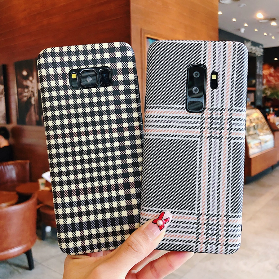 For samsung galaxy s9 plus s8 plus note 9 8 case cover Retro 3d Grid pattern soft silicon protective phone bag Ritozcase For samsung galaxy s9 plus s8 plus note 9 8 case cover Retro 3d Grid pattern soft silicon protective phone bag Ritozcase
