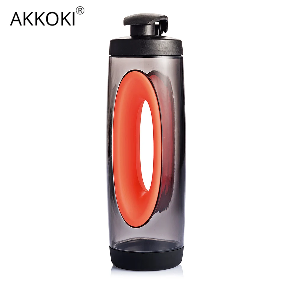 

Portable Handheld Bottle For Water Bottles Sports Dumbbell Drinking Cup Cycling Gym Camping Hiking Travel Tritan Plastic Cup