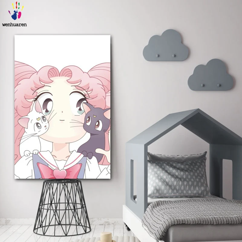 

DIY colorings pictures by numbers with colors Ever-changing sakura picture drawing painting by numbers framed Home