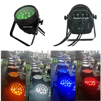 

10 pieces Wedding Church wash outdoor led par rgbwa wireless dmx par light dj zoom par led 18x15w