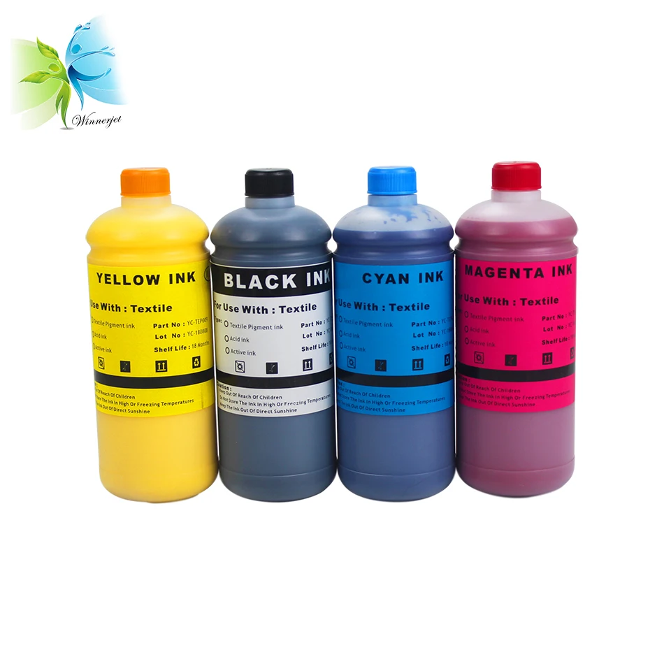 Winnerjet DTG чернила для текстиля EPSON dx5 dx7 печатающая головка печати одежды|ink for