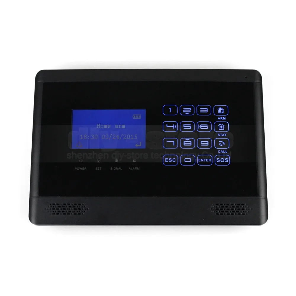  DIYSECUR Touch Keypad Wireless GSM SMS TEXT Auto dial Smart Home Security Alarm System LCD 850/900/