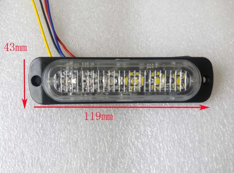 Higher star 6*3W Led car grill warning Lights,emergency light,strobe