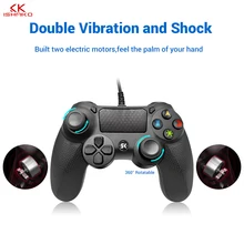 Wired joystick Game Controller Joystick for sony 6Monnths warranty  for PS4 Joystick Joypad blue and black color