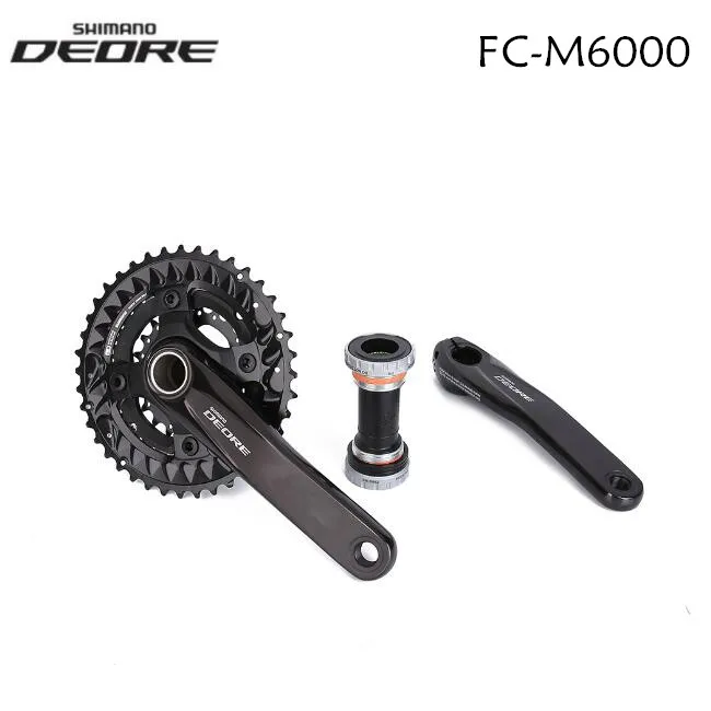 3 x 10 velocidades, 40-30-22 Dientes, 175 mm Platos y bielas SHIMANO Deore FC-M612