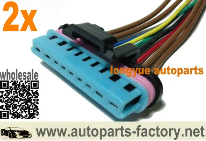 

longyue 2pcs 97-03 Powerstroke 7.3 7.3L Valve Cover Gasket connector pigtail harness Case For Ford