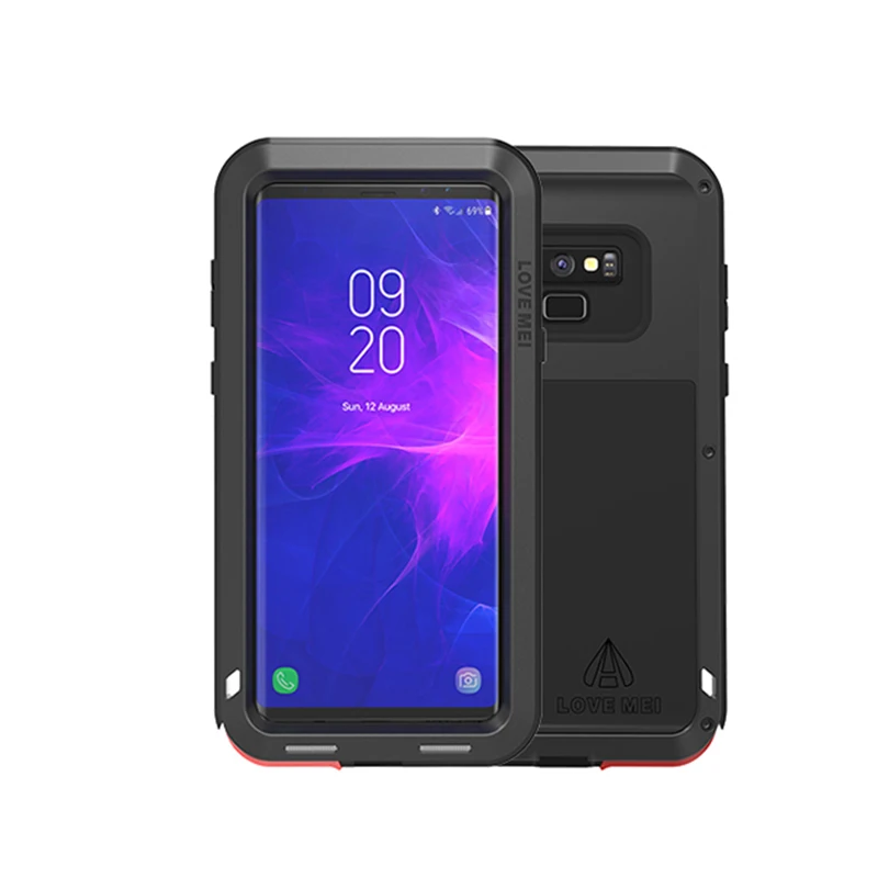 

Shockproof Armor For Samsung Galaxy Note 9 Case Metal Aluminum Heavy Duty Hard Cover For Samsung Note9 Case Anti-fall Luxury