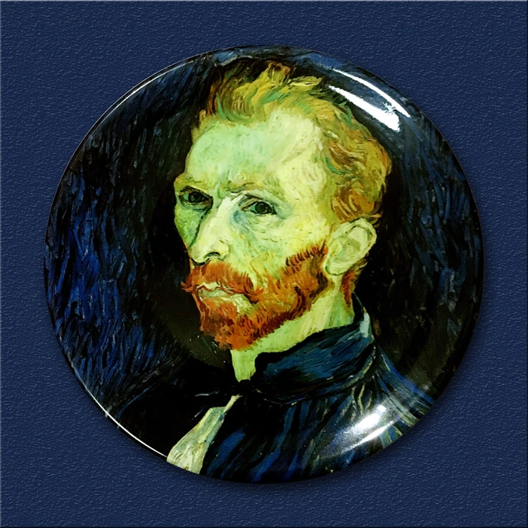 Ван Гог Европейский стиль декоративная настенная живопись домашняя обстановка фон художественная тарелка керамическая настенная подвесная тарелка - Цвет: 22