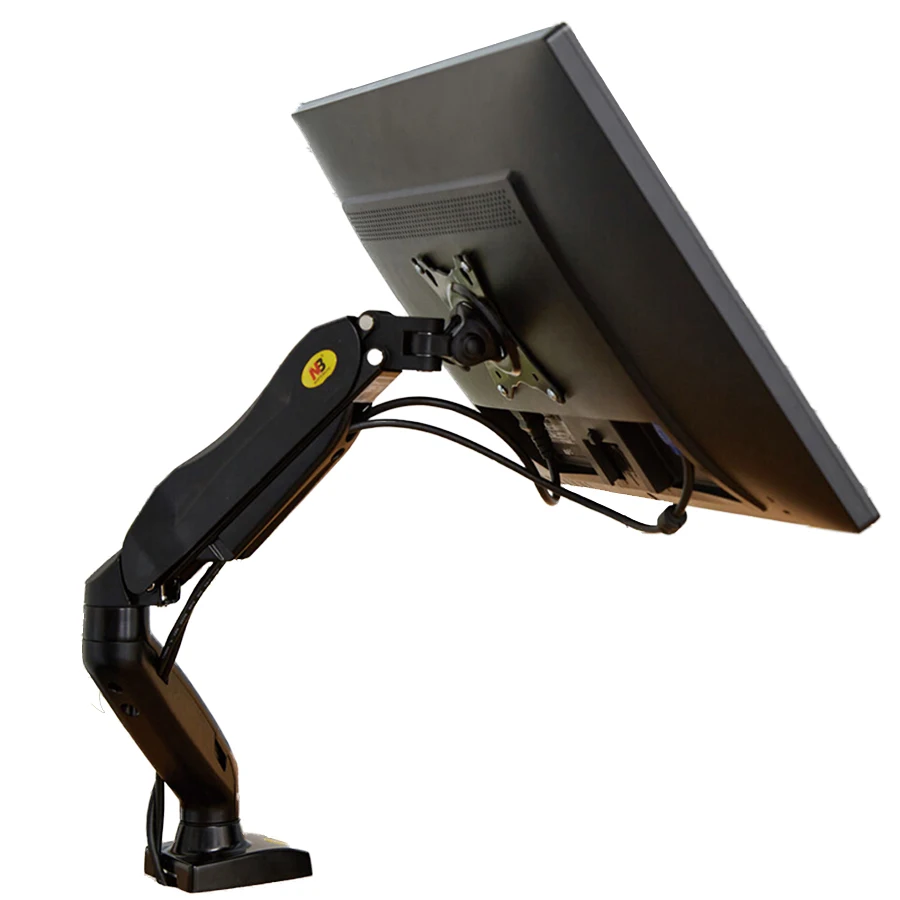 

New NB F80 Load 2-9kgs Desktop Gas Spring 17-27" LCD LED Monitor Holder Arm Full Motion Gas Strut Flexi Monitor Mount Support