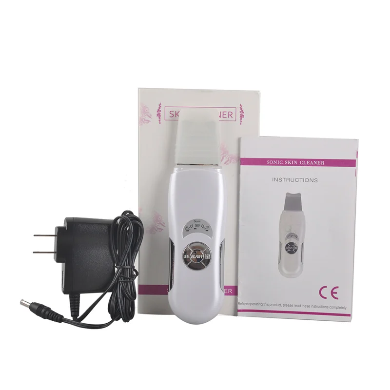 

Deeply ultrasonic face skin pore cleaner device blackhead removal Device Peeling shovel exfoliator deeply clean skin remove acne