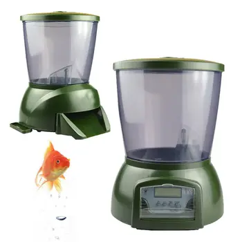 

4.25L Automatic Pond Fish Feeder Digital Tank Pond Fish Food Timer US Warehouse Drop Shipping Available