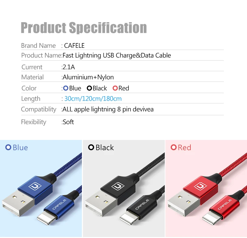cable for iphone X Xr Xs Max 8 7 6s 6 plus (2)