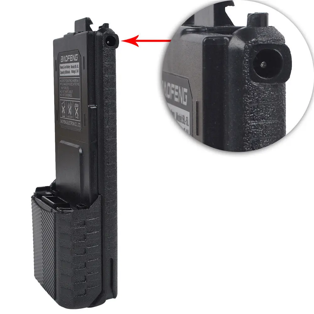 2,5 мм USB зарядный кабель для аккумулятора BAOFENG UV-5R 3800 мАч BL-5 5RA 5RB usb зарядный кабель для BF-UVB3 Plus UV-S9 рация