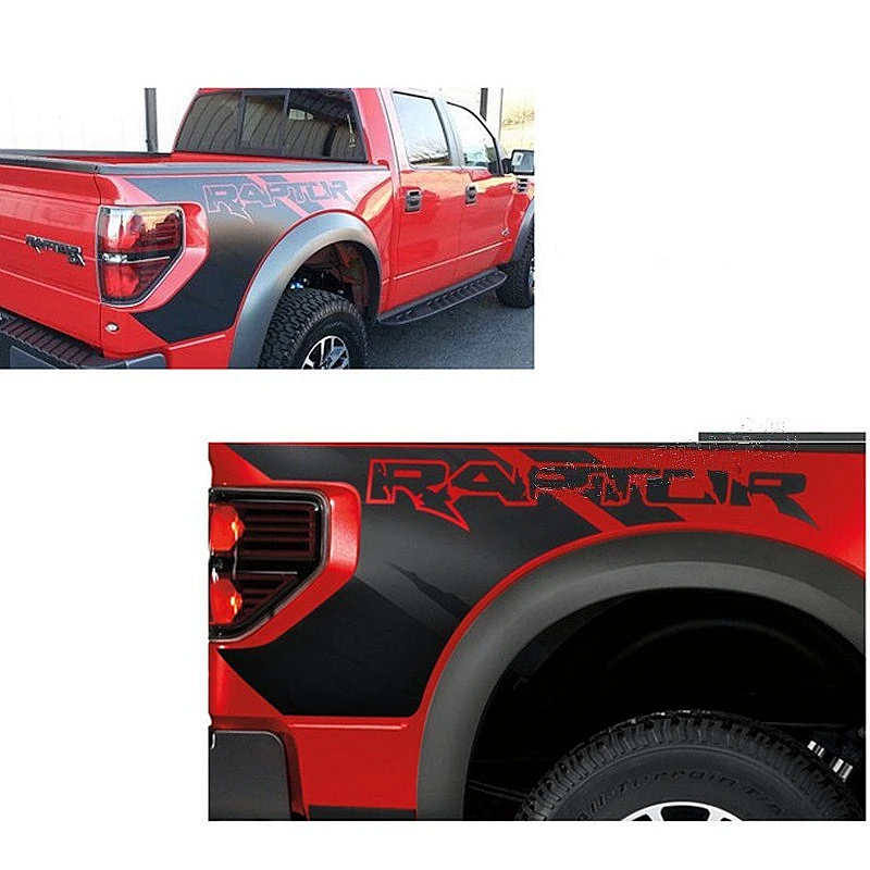 Us 542 5 Offauto Body Rear Tail Side Trunk Vinyl Decals Raptor Graphics Svt Sticker For Ford F150 2009 2010 2011 2012 2013 2014 In Car Stickers