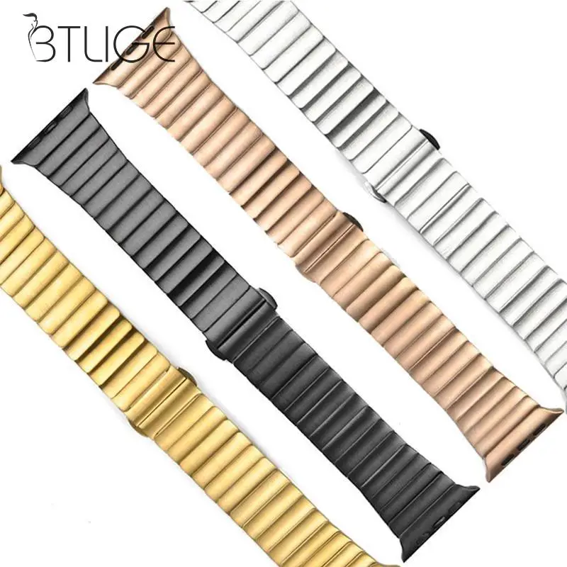 

Stainless Steel Bracelet Strap For Apple Watch Band Iwatch 4 3 Apple Watch 4 3 Correa Link Watch Braclet Belt 42mm 38mm