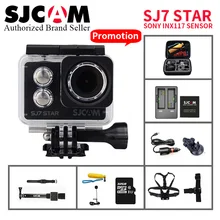 Оригинальная Экшн-камера SJCAM SJ7 STAR Wifi 4k с сенсорным экраном, водонепроницаемый пульт дистанционного управления, спортивный мини-видеорегистратор VS SJ8 4k pro yi Camara