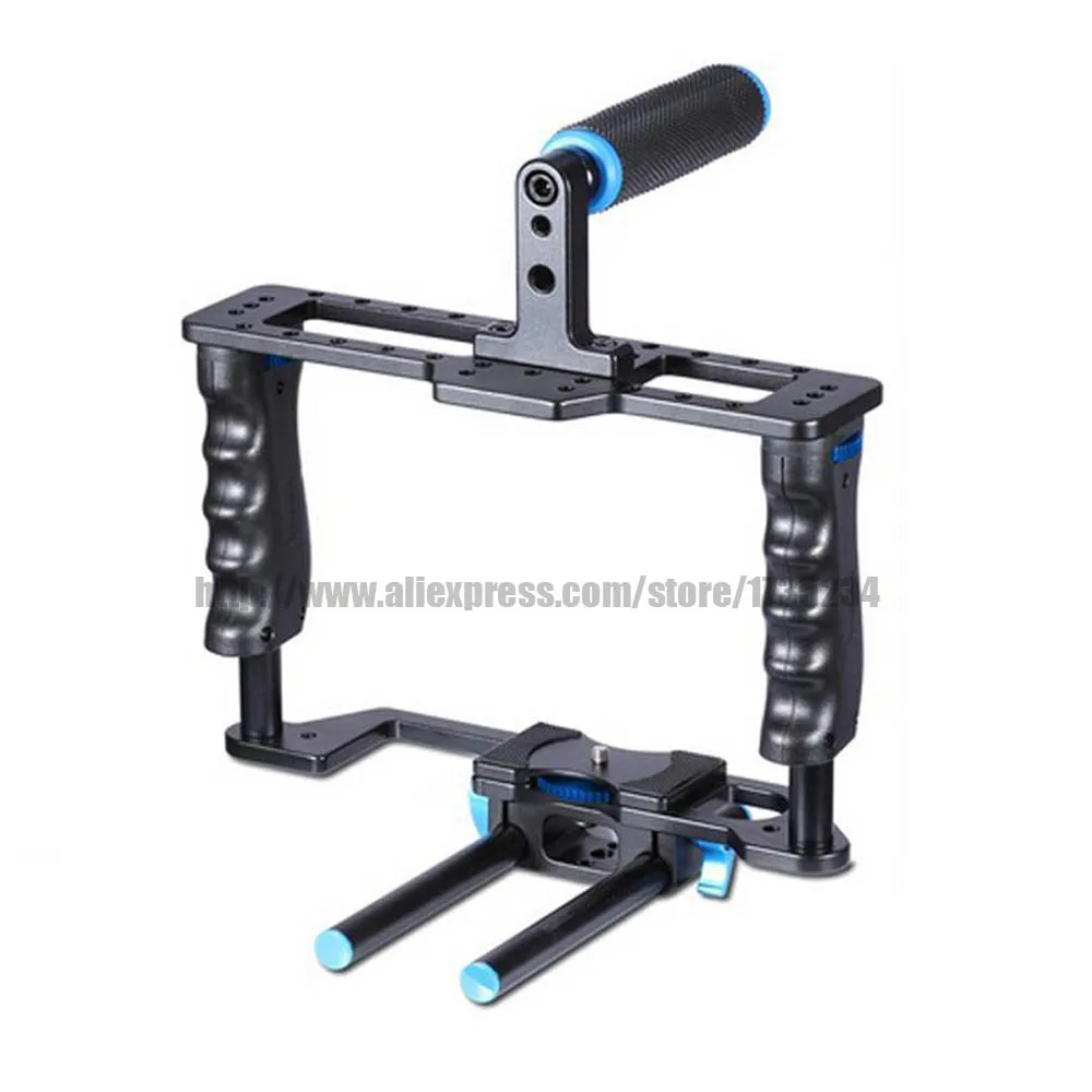 Профессиональная камера DSLR Rig рельсовая направляющая для видеокамеры 15 мм